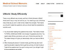 Tablet Screenshot of medicalschoolmemoirs.com
